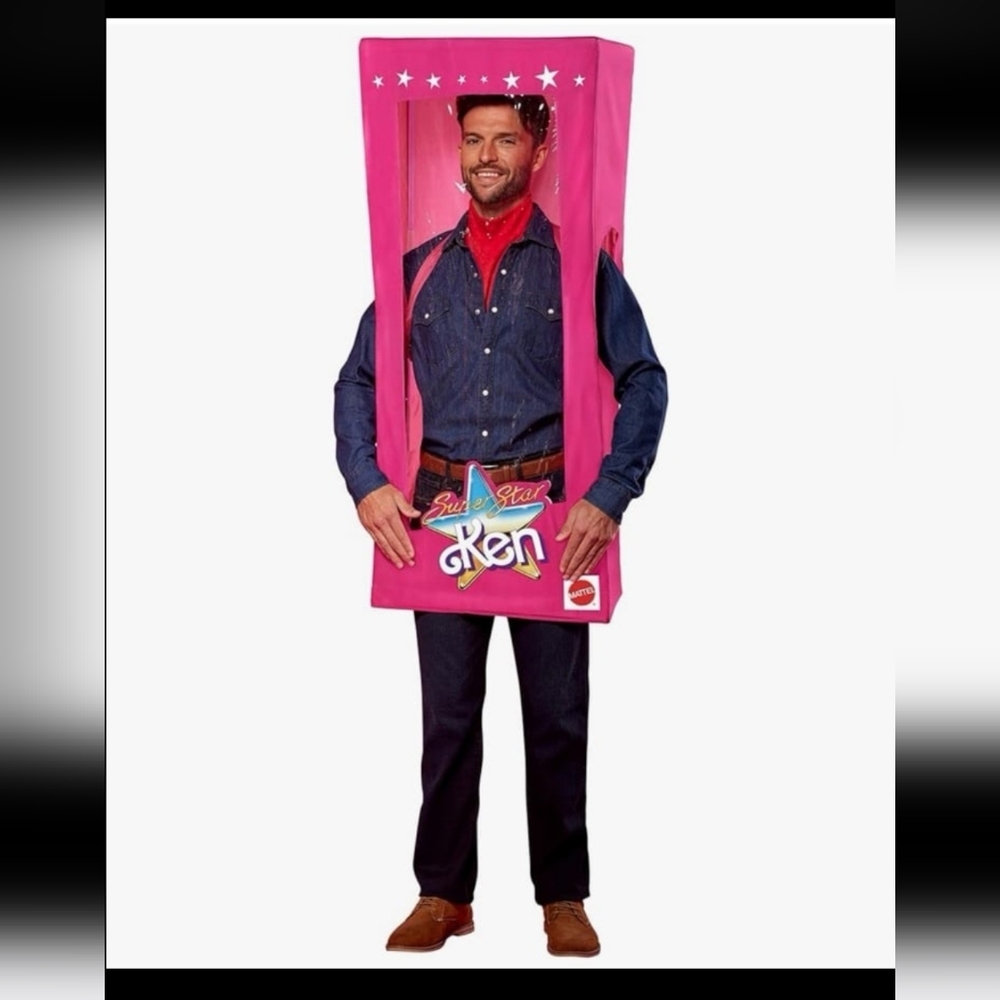 NIB Officially Licensed Barbie Movie Adult Ken Doll Box Costume – One Size